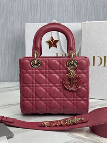 Dior original lambskin small my ABCdior bag M0538-2 peony pink