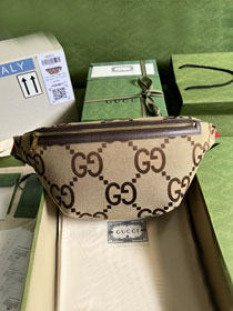 GG original canvas belt bag 696031 camel