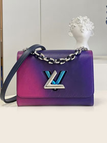 Louis vuitton original epi leather twist mm handbag M59894 purple