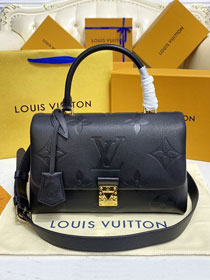 2022 Louis vuitton original calfskin madeleine MM handbag M45976 black