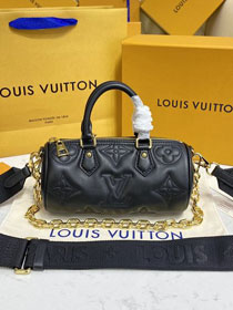 2022 Louis vuitton original calfskin papillon BB handbag M59800 black