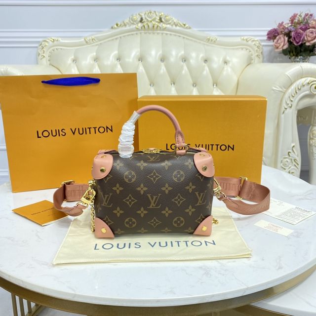 2022 Louis vuitton original monogram petite malle souple M45531 pink