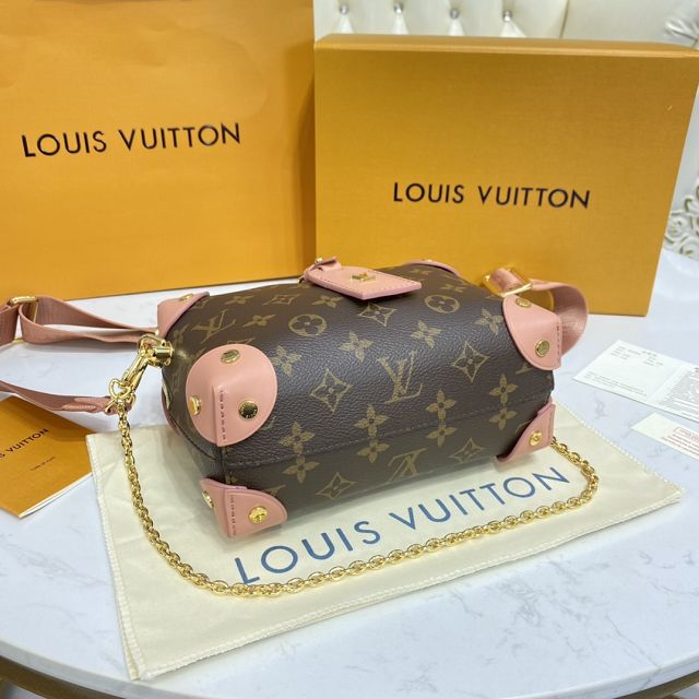 2022 Louis vuitton original monogram petite malle souple M45531 pink