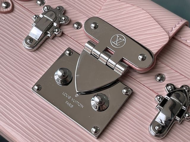 Louis vuitton original epi leather petite malle M59179 pink