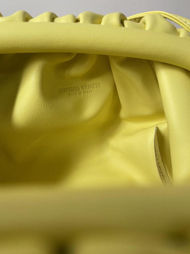 BV original calfskin mini 20 pouch 585852 yellow