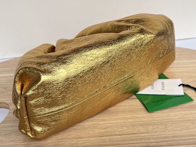BV original lambskin large pouch 576227 gold