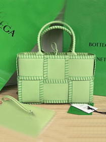 BV original smooth calfskin mini arco tote bag 690401 mint green