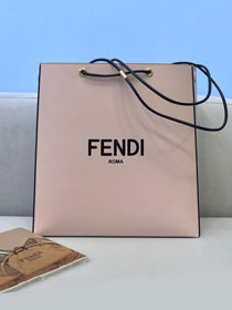 Fendi original lambskin large shopping bag 8BS031 pink