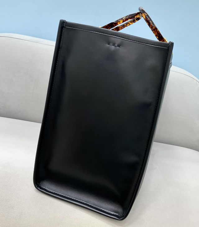Fendi original calfskin large sunshine shopper bag 8BH372 black
