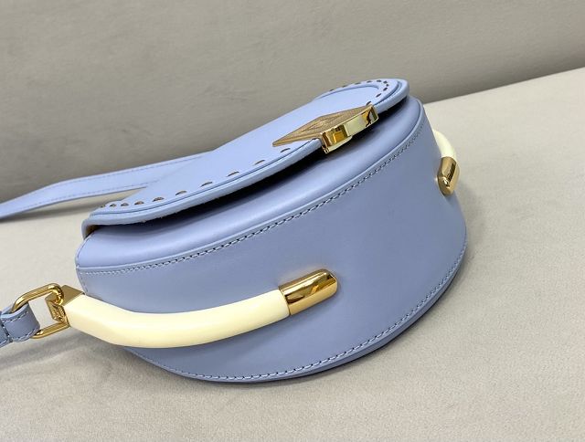 Fendi original calfskin shoulder bag 8BN008 blue