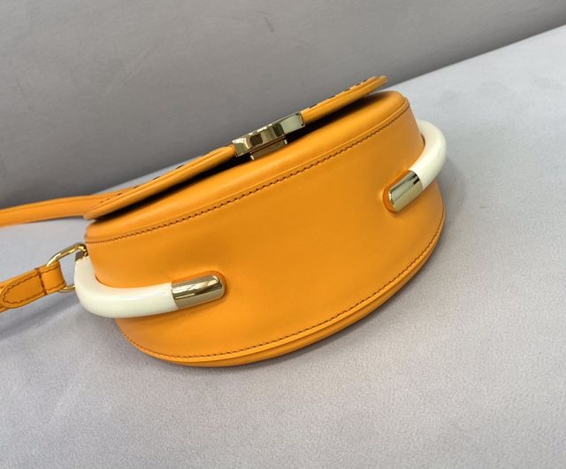 Fendi original calfskin shoulder bag 8BN008 orange
