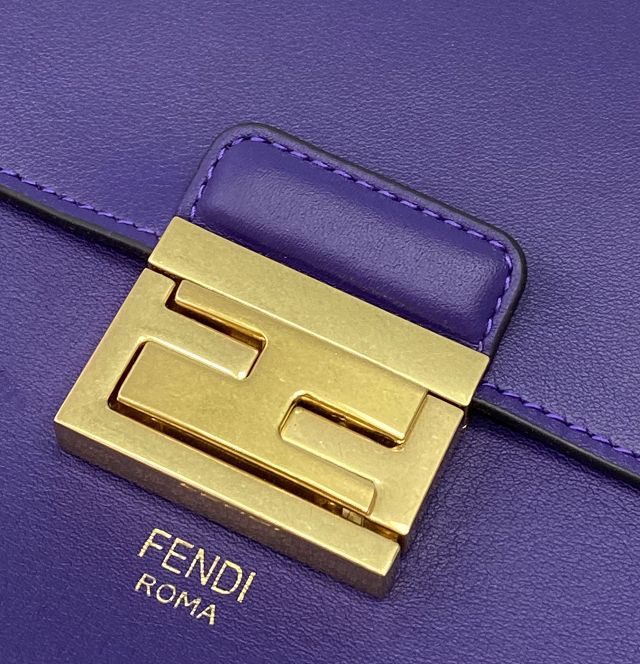 Fendi original calfskin small kan U bag 8M0515 purple