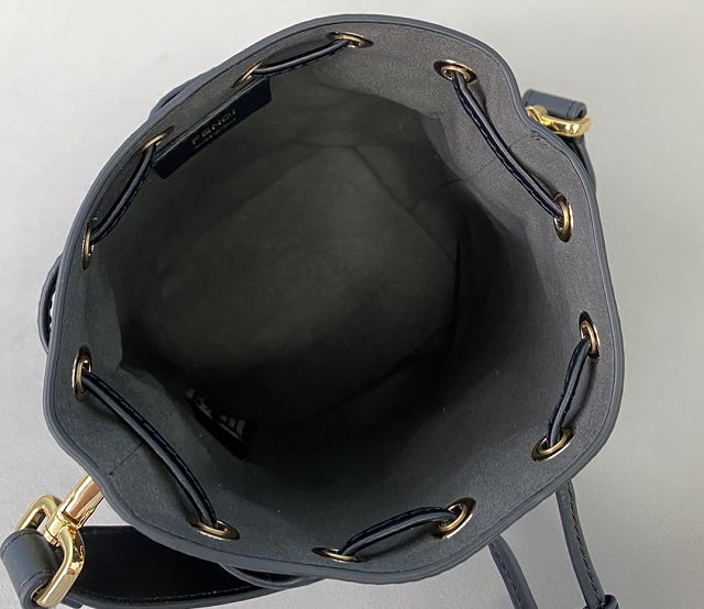 Fendi original calfskin small mon tresor bucket bag 8BS010 black