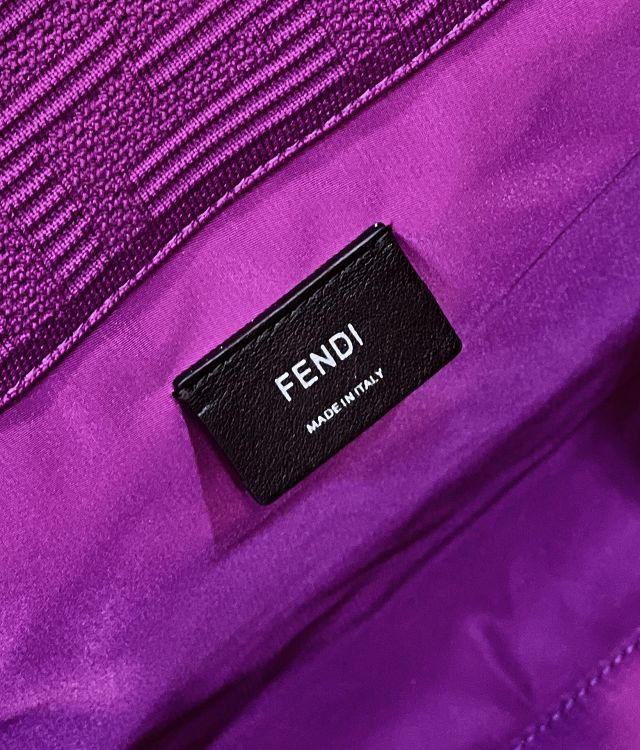 Fendi original fabric medium sunshine shopper bag 8BH386 purple