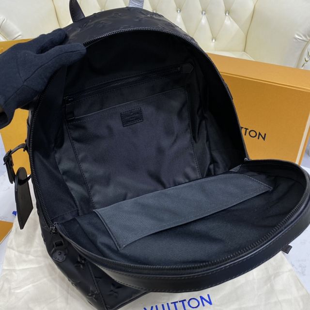 Louis vuitton original calfskin keepall XS backpack M57959 black