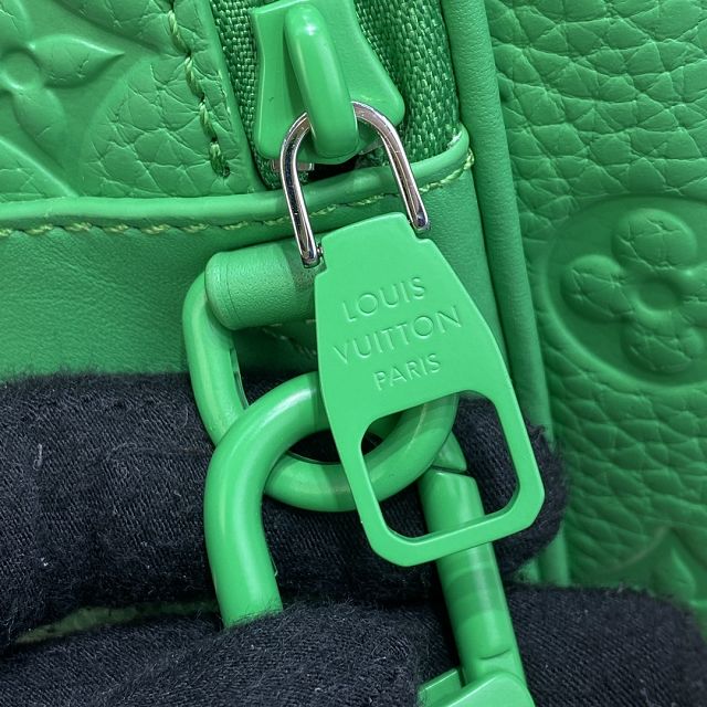 Louis vuitton original monogram calfskin s lock messenger bag M20904 green