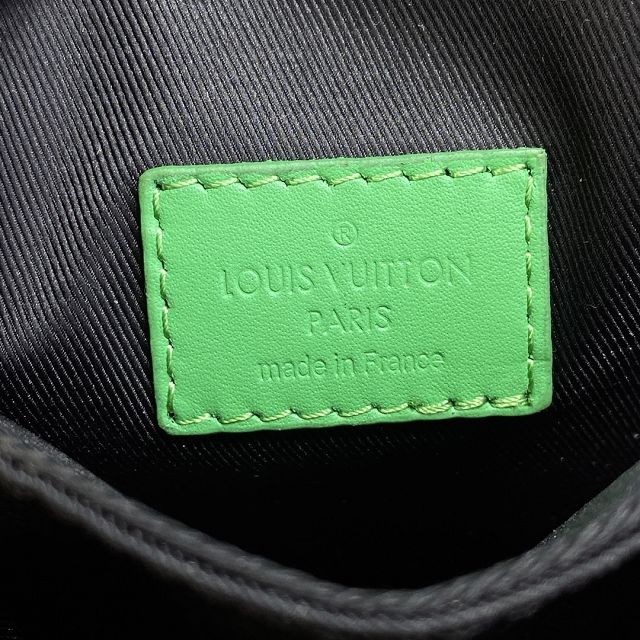 Louis vuitton original monogram canvas s-lock wearable wallet M81522 green