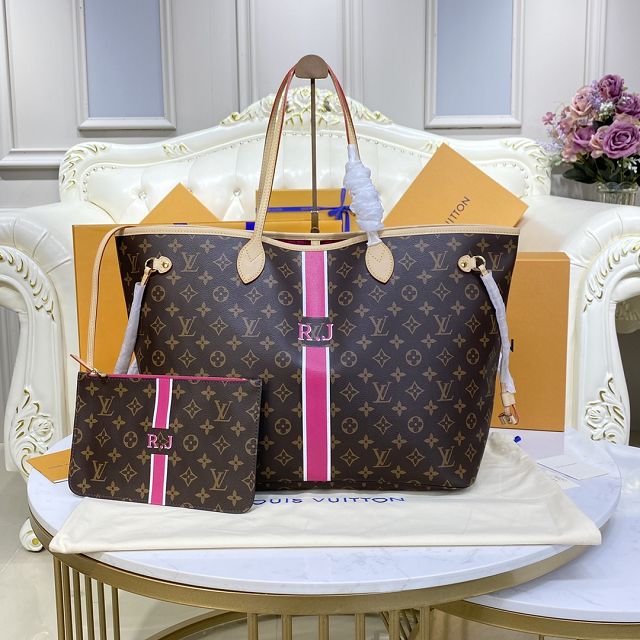 Louis vuitton canvas personalised hand painted M0001