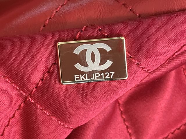 CC original calfskin 22 large handbag AS3262 red