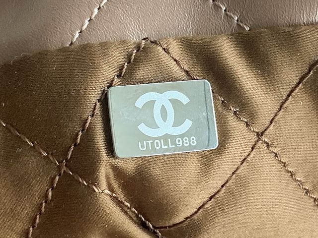 CC original calfskin 22 medium handbag AS3261 brown