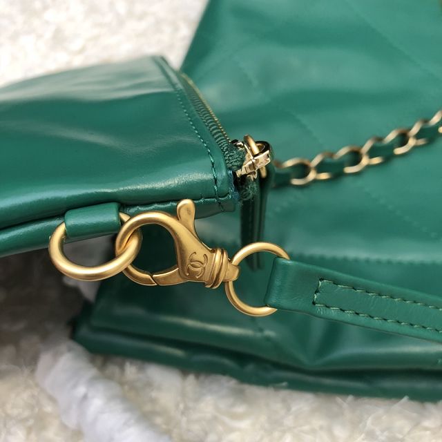 CC original calfskin 22 medium handbag AS3261 emerald green