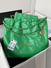 CC original calfskin 22 medium handbag AS3261 green