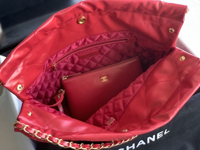 CC original calfskin 22 medium handbag AS3261 red