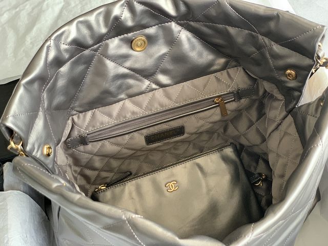 CC original calfskin 22 medium handbag AS3261 ruthenium