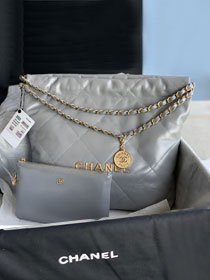 CC original calfskin 22 small handbag AS3260 grey