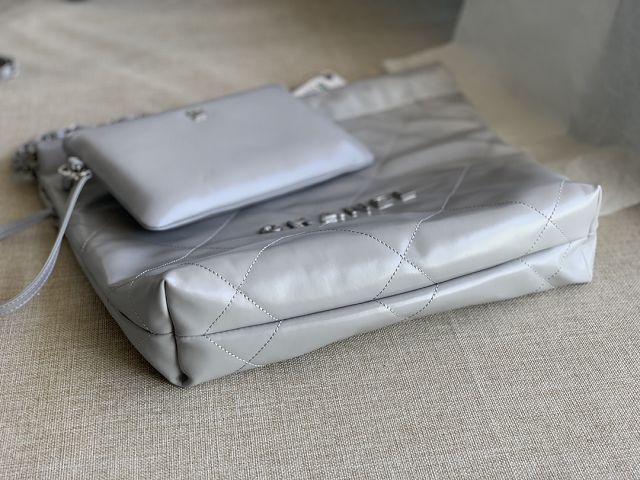 CC original calfskin 22 small handbag AS3260 light grey