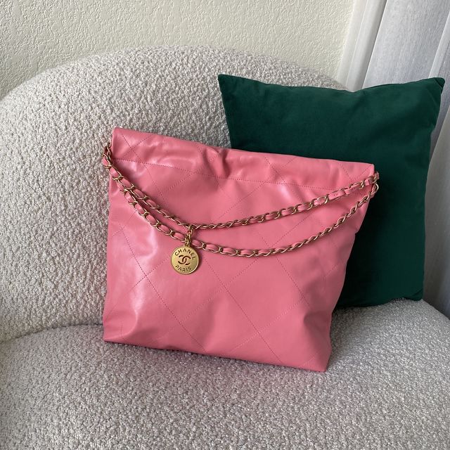  CC original calfskin 22 small handbag AS3260 pink