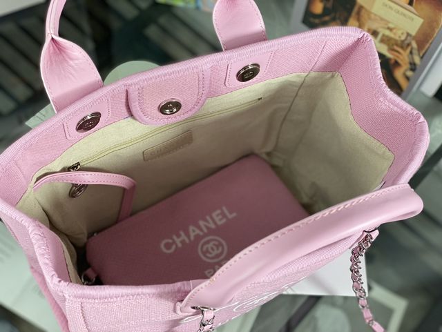 CC original mixed fibers small shopping bag AS3257 pink