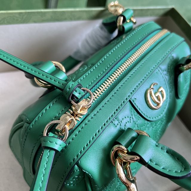 2023 GG original matelasse leather mini bag 702251 green