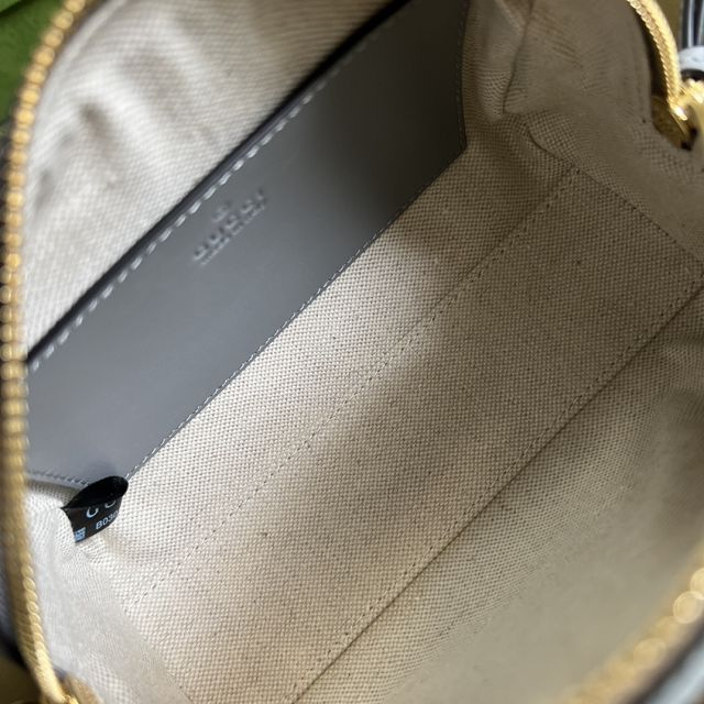 2023 GG original matelasse leather mini bag 702251 grey