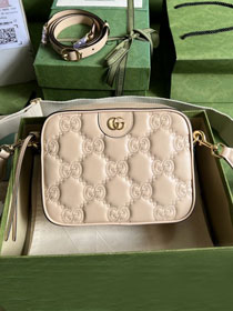 GG original matelasse leather small shoulder bag 702234 beige
