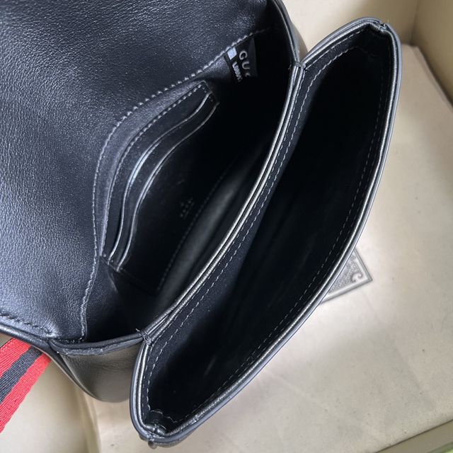 GG original calfskin blondie belt bag 703807 black