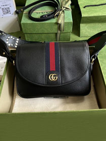 2022 GG original black ophidia mini shoulder bag 722117 black