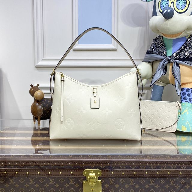 2023 Louis vuitton original calfskin carryAll mm M46289 white