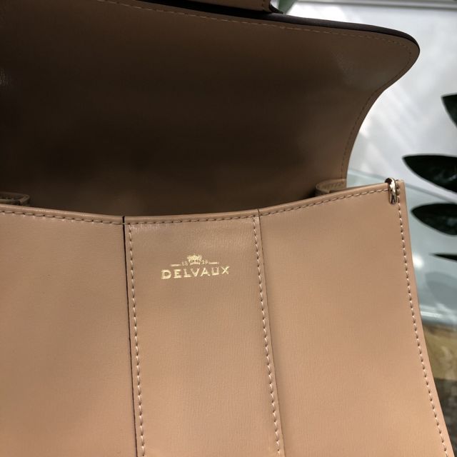 Delvaux original box calfskin brillant mini bag AA0406 beige