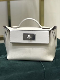 Hermes original togo leather kelly 2424 bag HH03699 white