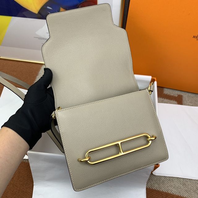 Hermes original evercolor leather roulis bag R18 trench