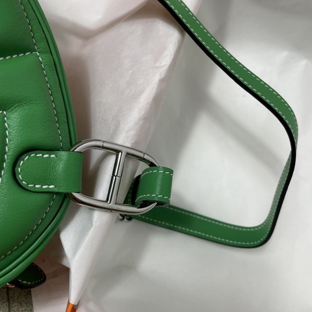 Hermes original swift leather roulis in-the-loop bag HR0019 bambou