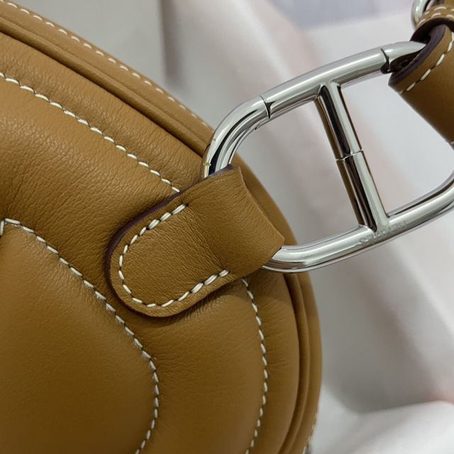 Hermes original swift leather roulis in-the-loop bag HR0019 sesame