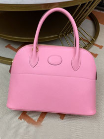 Hermes original epsom leather medium bolide 31 bag B031 pink