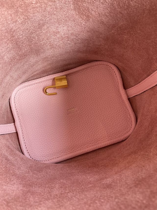 Hermes original togo leather small picotin lock bag HP0018 pink