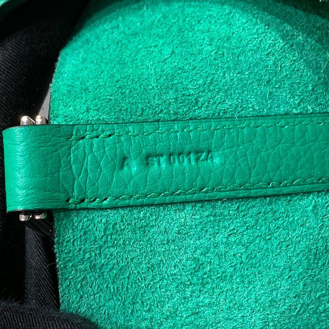 Hermes original togo leather small picotin lock bag HP0018 menthe