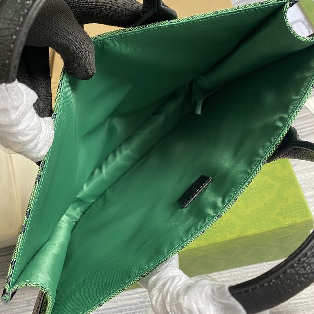 GG origianl canvas medium tote bag 550763 green