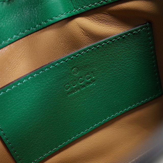 2023 GG original patent calfskin jackie 1961 mini shoulder bag 699651 green