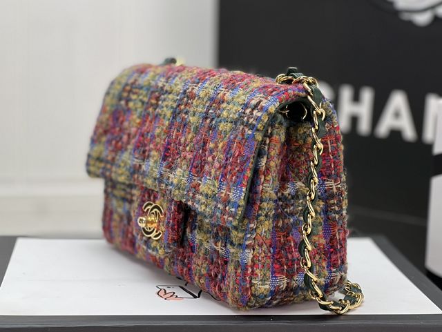 CC original tweed mini flap bag A69900 multicolor-3
