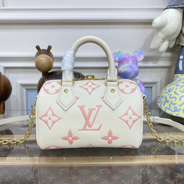 2023 Louis vuitton original monogram calfskin speedy 20 M46397 beige